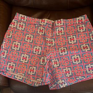 Colorful Geometric Patterned Shorts